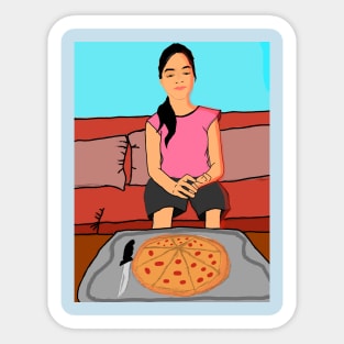 pizza craving Sticker